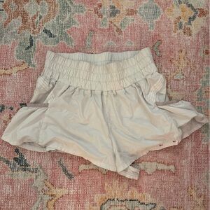 white fp movement “get your flirt on” shorts